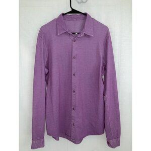 LULULEMON Men’s Commission Long Sleeve Shirt Vintage Plum Medium